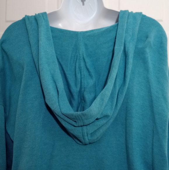 Cabi Turquoise Blue Hop To Hoodie with Kangaroo Pocket. Size L. 🆕 - Picture 11 of 12